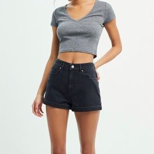 Forever 21 Black High Waisted Shorts